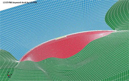 finite element mesh of dam