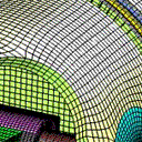 high density mesh of gas piston