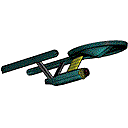 mesh of fictitious starship